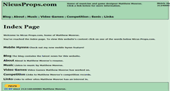 Desktop Screenshot of nicusprops.com